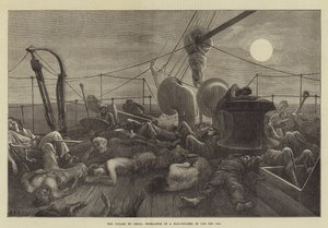 The Voyage to China, Forecastle of a Mail-Steamer in the Red Sea